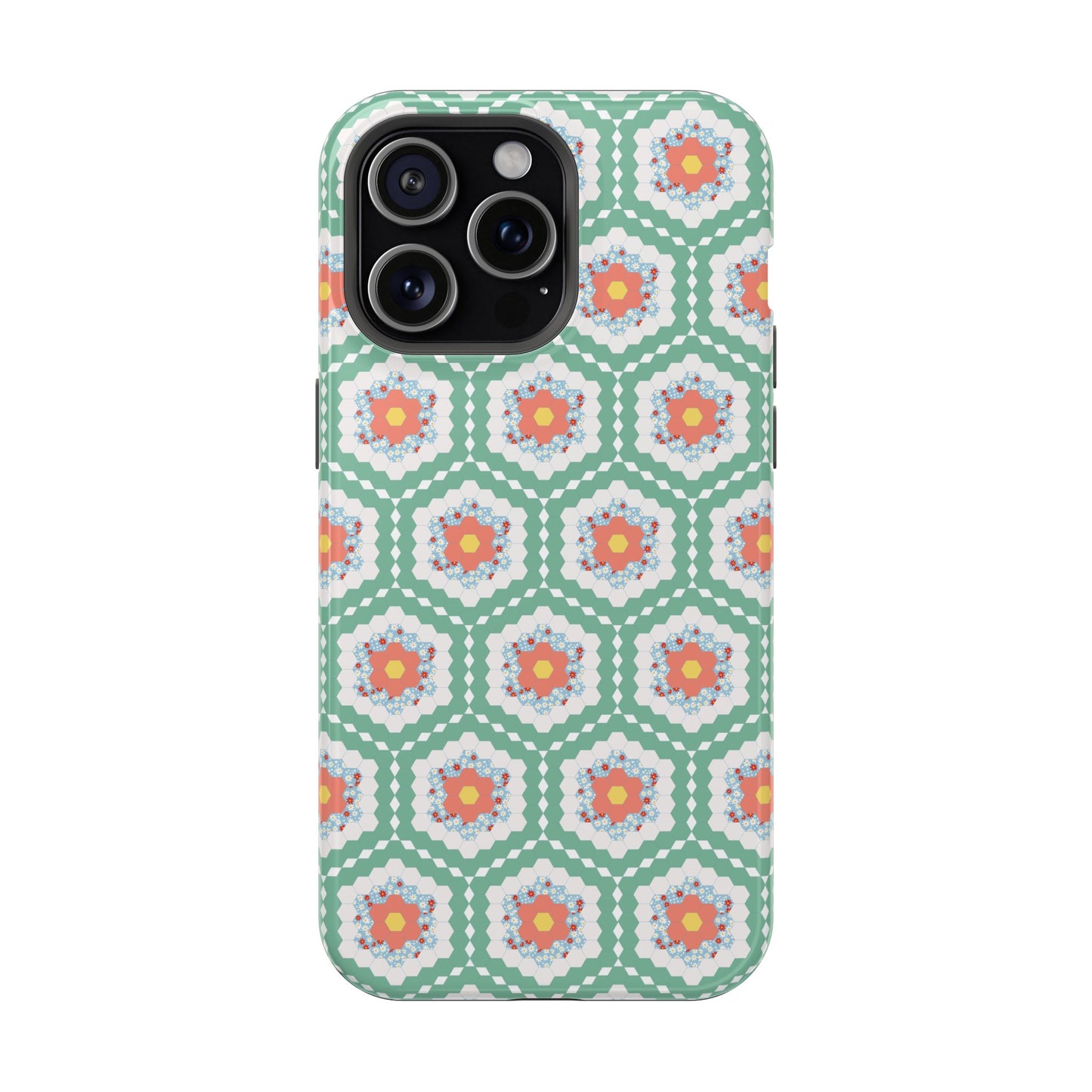 Grandmother's Diamond Garden Quilt iPhone Case