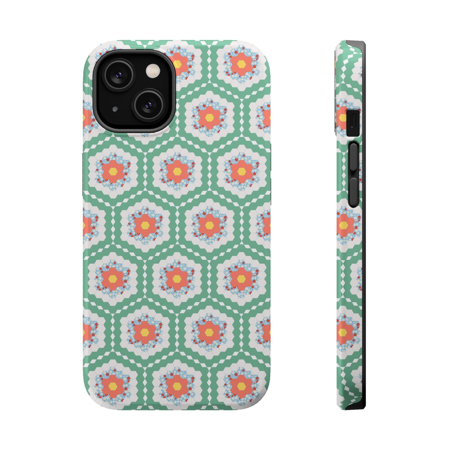 Grandmother's Diamond Garden Quilt iPhone Case