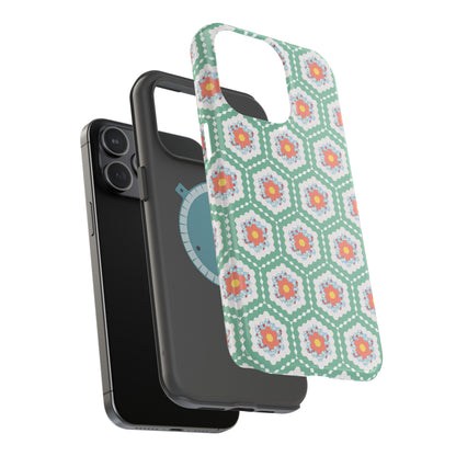 Grandmother's Diamond Garden Quilt iPhone Case