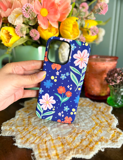 Midnight Floral iPhone Case